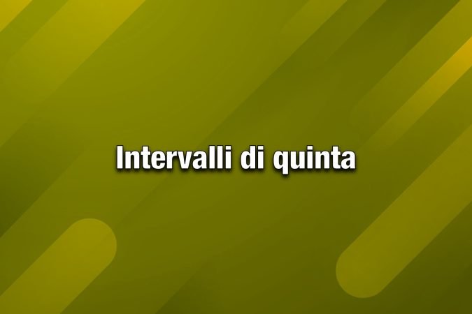 intervalli di quinta
